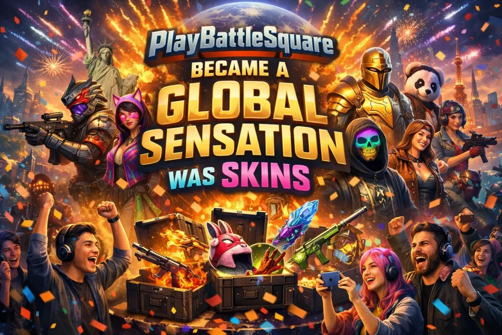 How PlayBattleSquare Became a Global Sensation with Skins